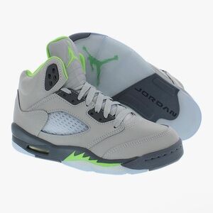 EUC Kids Air Jordan 5 Retro 'Green Bean' Sneakers - sz 12c